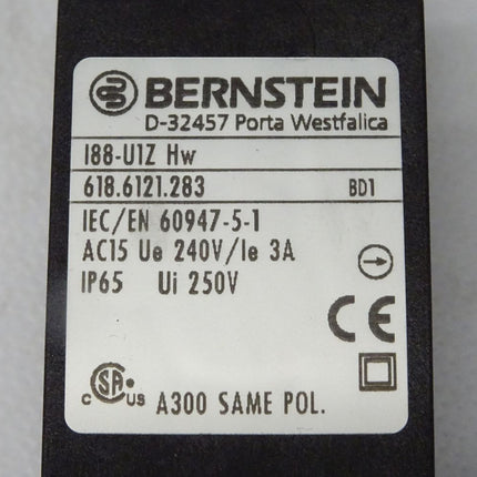Bernstein I88-UV1Z Hw / 618.6121.283 / Sicherheitsschalter / Neu - Maranos.de