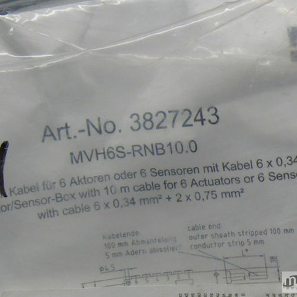 NEU/OVP MURR MVH6S-RNB10.0 / Art.-No.: 3827243 - Maranos.de