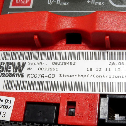 SEW Movitrac Umrichter 7.5kW MC07A075-5A3-4-00 08272557 MC07A-00 08239452  MDX60A0074-5A3-4-00 08239290 - Maranos.de