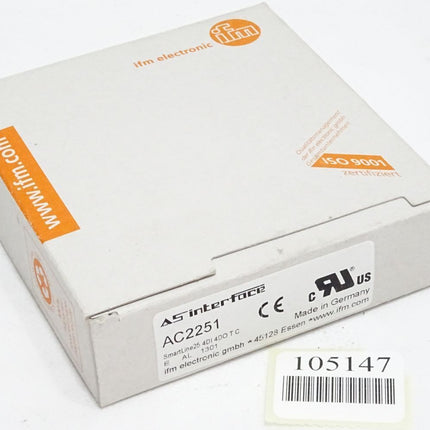 Ifm electronic AC2251 AS-Interface Schaltschrankmodul SmartL25 4DI 4DO T C / Neu OVP - Maranos.de