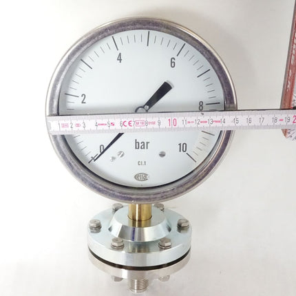 Wika Ettore Cella MTT150 Manometer 0-10bar / Neu - Maranos.de