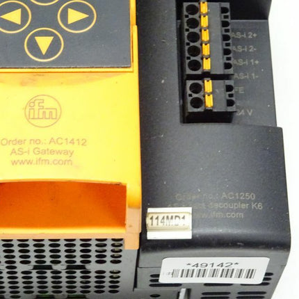 IFM Electronic AC1412 AS-Interface PROFIBUS + AC1250 AS-i Data Decoupler - Maranos.de