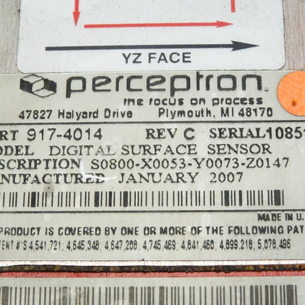 Perceptron 917-4014 / RevC / Digital Surface Sensor S0800-X0053-Y0073-Z0147 - Maranos.de
