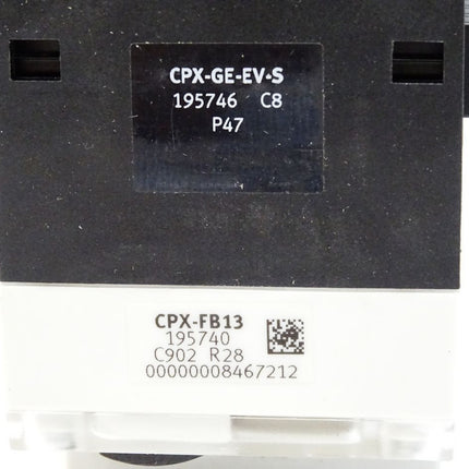 Festo Busknoten 195740 CPX-FB13 + Verkettungsblock 195746 CPX-GE-EV-S - Maranos.de