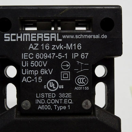 Schmersal AZ 16 zvk-M16 Sicherheitsschalter - Maranos.de