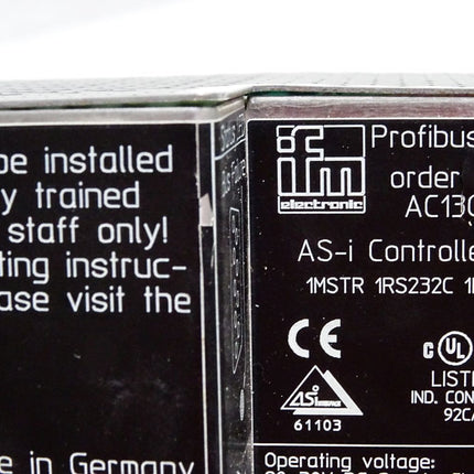 Ifm electronic AC1305 AC 1305 As-i controllerE / Neuwertig - Maranos.de