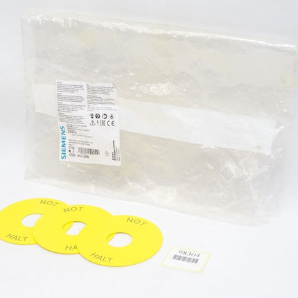 Siemens Unterlegschild 3SB1902-2BB / Inhalt : 3 Stück / Neu OVP - Maranos.de