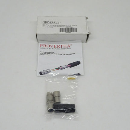 PROVERTHA 42-100002 I-NET M12 Crimp Buchse für Feldkonfektion IP67PB Code B / Neu-OVP-versiegelt - Maranos.de
