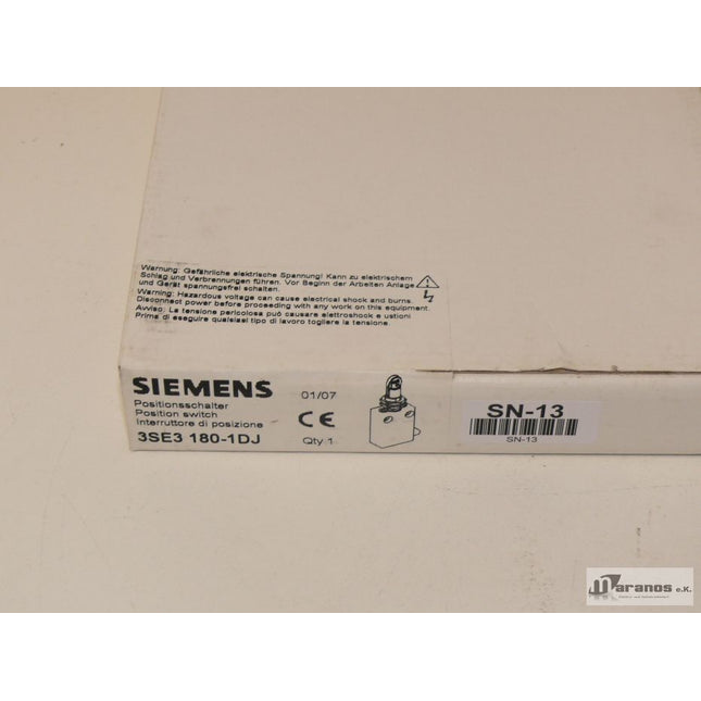 NEU-OVP Siemens 3SE3180-1DJ Positionsschalter 3SE3 180-1DJ Postition Switch - Maranos.de