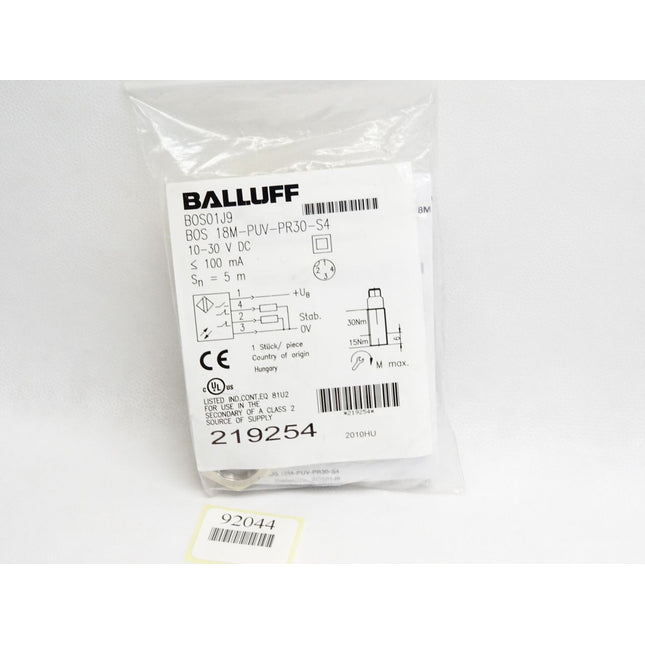 Balluff BOS01J9 BOS 18M-PUV-PR30-S4 / Neu OVP - Maranos.de
