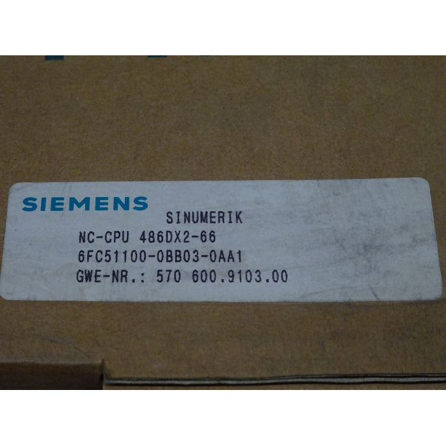 Siemens Sinumerik 486DX2-66 6FC51100-0BB03-0AA1 / 6FC5 110-0BB03-0AA1 NEU/OVP - Maranos.de