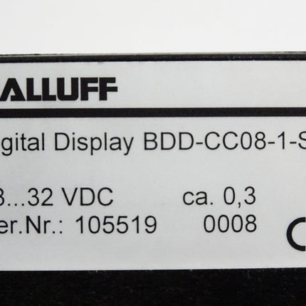 Balluff Digital Display BAE006F BDD-CC08-1-SSD / Neuwertig - Maranos.de