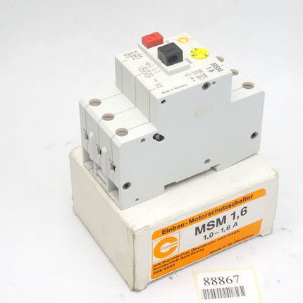 Condor Einbau-Motorschutz MSM 1,6 1,0-1,6A / Neu OVP - Maranos.de