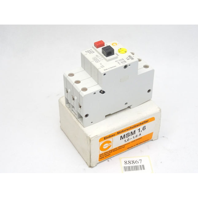 Condor Einbau-Motorschutz MSM 1,6 1,0-1,6A / Neu OVP - Maranos.de