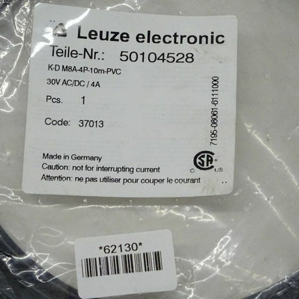 Leuze electronic K-D M8A-4P-10m-PVC Anschlusskabel 50104528 Kabel neu-OVP - Maranos.de