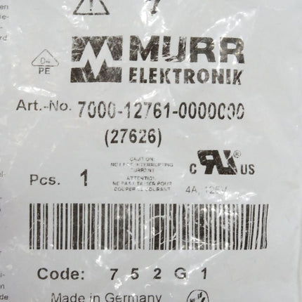 Murr Elektronik 7000-12761-0000000 Stecker gerade 5-polig Stift / Neu OVP - Maranos.de