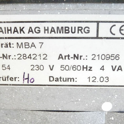 Maihak MBA7 / 210956 - Maranos.de