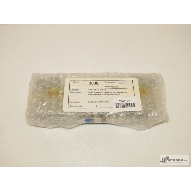 NEU SMC SY5320-5D-C8F-Q 5-Wege-Magnetventil 5/3 24VDC - Maranos.de