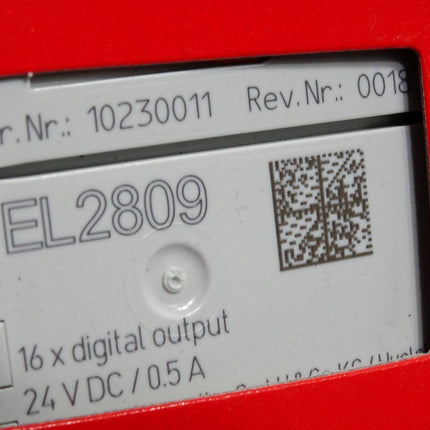 Beckhoff EL2809 Rev.0018 digitale Ausgangsklemme / Neu OVP versiegelt - Maranos.de