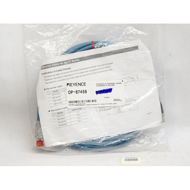 Keyence Ethernetkabel OP-87458 / Neu OVP - Maranos.de