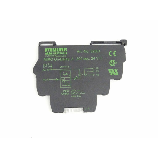 Murr Elektronik 52301 Zeitrelais Modul Miro On-Delay 3-300sec. - Maranos.de