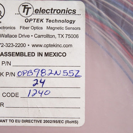 TT electronics OPTEK Technology Fiber Optics OPB982N55Z / Inhalt : 24 Stück / Neu OVP - Maranos.de