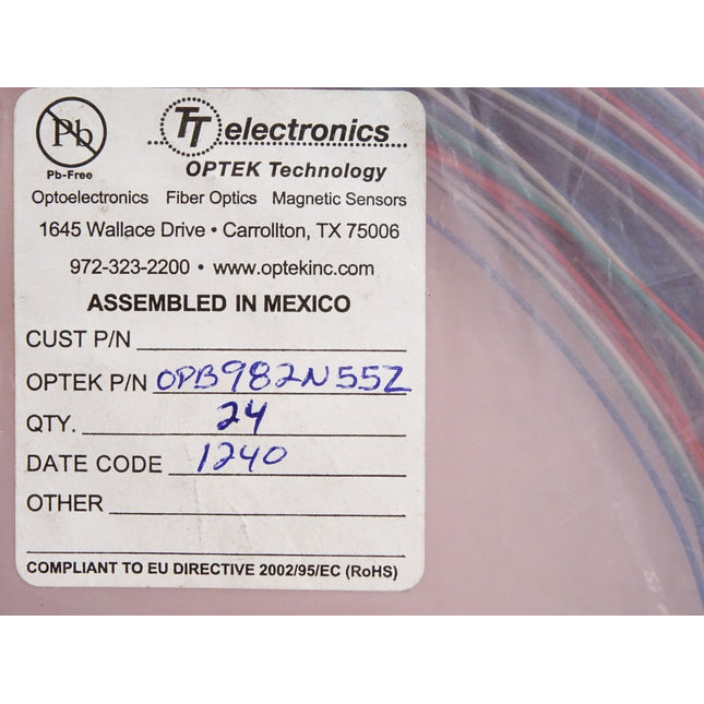 TT electronics OPTEK Technology Fiber Optics OPB982N55Z / Inhalt : 24 Stück / Neu OVP - Maranos.de