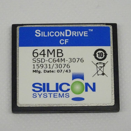 Silicon Drive SSD-C64M-3076 Memory Card 64MB - Maranos.de