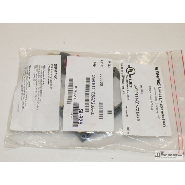 NEU-OVP Siemens 3WL9111-0BA72-0AA0 Zubehörschalter Schalter 3WL9 111-0BA72-0AA0 - Maranos.de