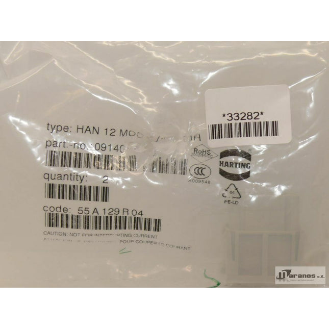 NEU/OVP Harting 09140123101 / Typ Han 12 MOD - Maranos.de