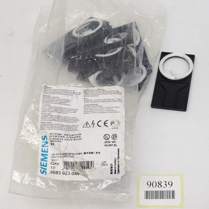 Siemens Schildträger 3SB3923-0AV / Inhalt : 10 Stück / Neu OVP - Maranos.de