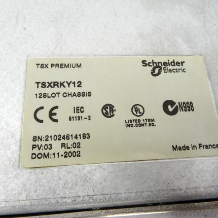 Schneider Electric TSX Premium TSXRKY12 12SLOT CHASSIS - Maranos.de