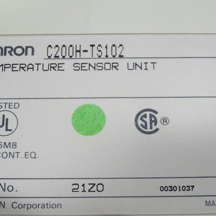 Omron C200H-TS102 Temperature Sensor / Neu OVP - Maranos.de