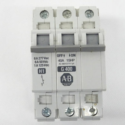 Allen Bradley 1492-ACBH1 + 1492-CB2G400 Schutzschalter - Maranos.de