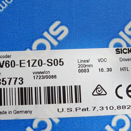 Sick Incremental Encoder DKV60-E1Z0-S05 1035773 / Neu OVP - Maranos.de