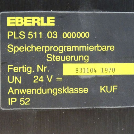 Eberle Speicherprogrammierbare Steuerung PLS511 / PLS51103 / PLS511 03 000000 - Maranos.de