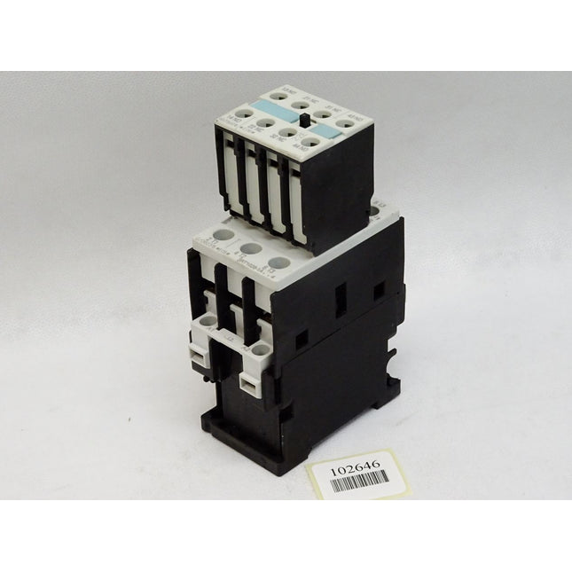 Siemens Leistungsschütz 3RT1026-1AL24 + 3RH1921-1HA22 Hilfsschalterblock - Maranos.de