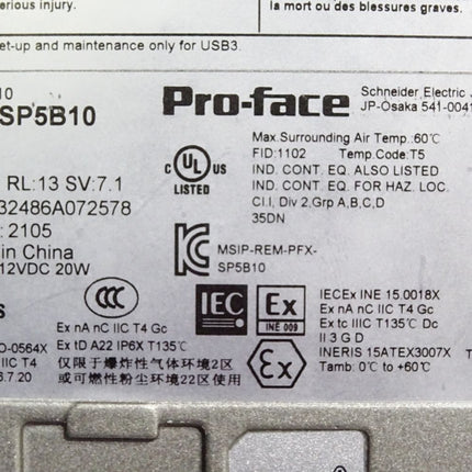 ProFace Schneider SP-5B10 PFXSP5B10 Box Module High-speed processing (Power Box) - Maranos.de