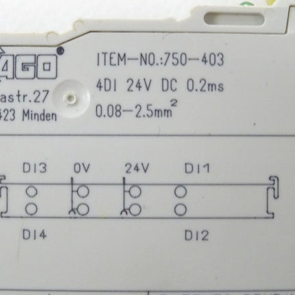 Wago 750-403 4-Kanal Digitale Eingangsklemme - Maranos.de
