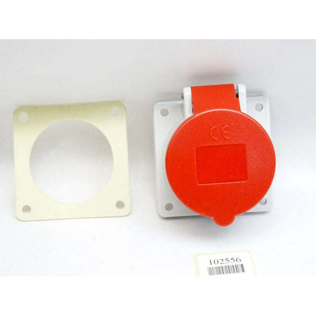 Mennekes Wandsteckdose 16A-6h 1385 3P+N+E 5-polig  / Neu - Maranos.de