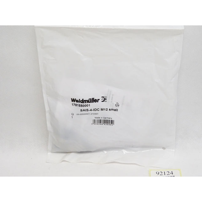 Weidmüller 1781550001 SAIS-4-IDC M12 small / Neu OVP - Maranos.de