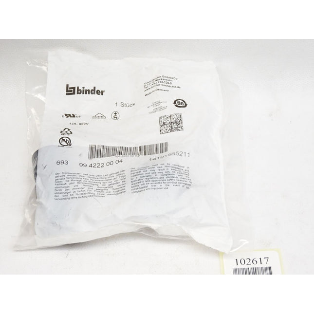 Binder Steckverbinder 9942220004 99 4222 00 04 / Neu OVP - Maranos.de