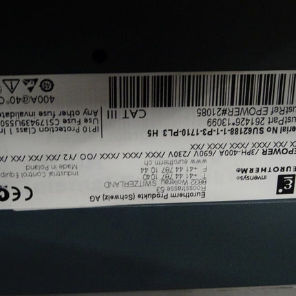 Eurotherm SU621881-1-D-1710-PL3 Driver EPower 3PH-400A - Maranos.de