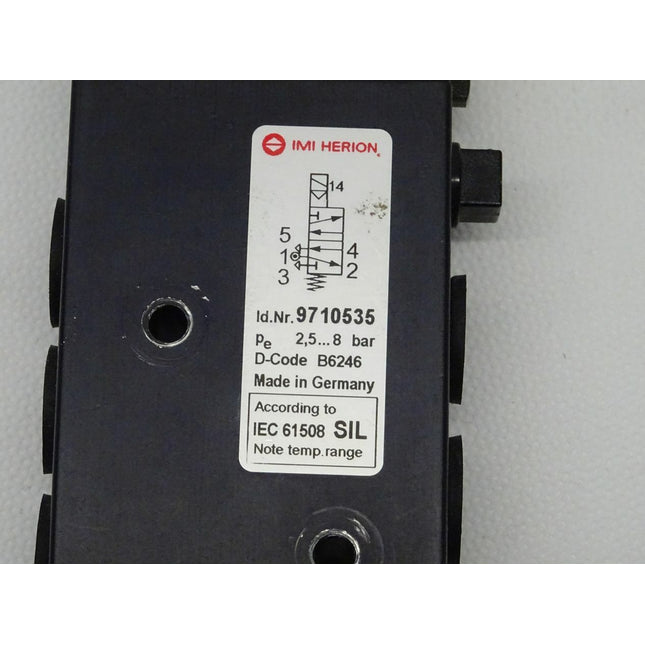 Norgreen IMI HERION 9710535 2,5...8 bar D-Code B6246 IEC61508SIL - Maranos.de