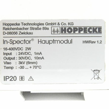 Hoppecke In-Spector Hauptmodul Relaismodul 16-400VDC / 2W - Maranos.de