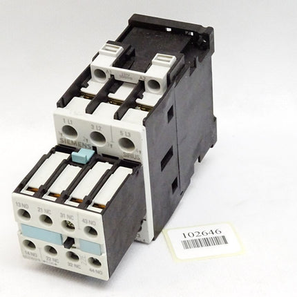 Siemens Leistungsschütz 3RT1026-1AL24 + 3RH1921-1HA22 Hilfsschalterblock - Maranos.de
