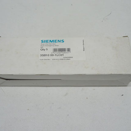 Siemens 5x 3SB1000-1LC01 Push-Pull-Not Aus 3SB1 000-1LC01 Neu-versiegelt - Maranos.de