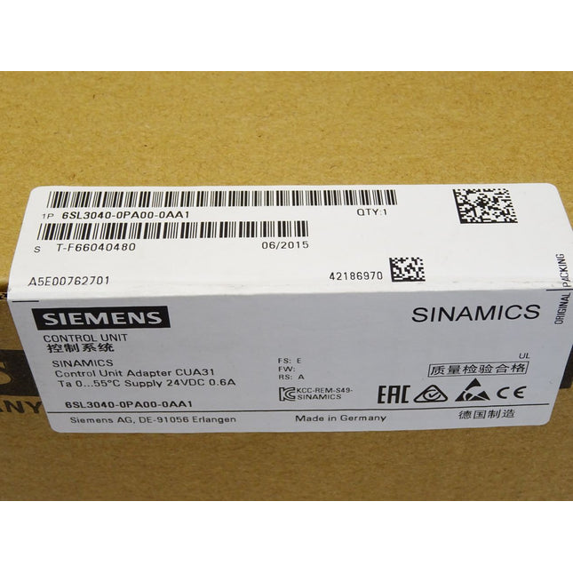 Siemens Sinamics 6SL3040-0PA00-0AA1 / Neu OVP versiegelt - Maranos.de
