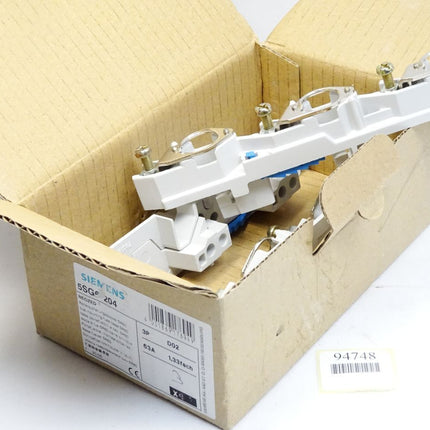 Siemens 5SG6204 Neozed Reitersicherungssockel SR60 63A / Inhalt : 3 Stück / Neu OVP - Maranos.de