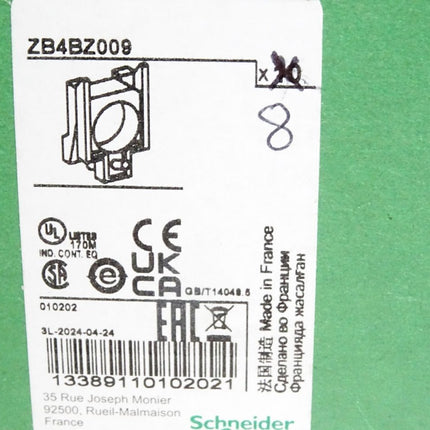 Schneider Electric Befestigungsflansch ZB4BZ009 Inhalt:8 Stück / Neu OVP - Maranos.de